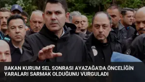 Bakan Kurum Sel Sonrası Ayazağa’da Önceliğin Yaraları Sarmak Olduğunu Vurguladı