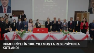 Cumhuriyetin 100. Yılı Muş’ta Resepsiyonla Kutlandı