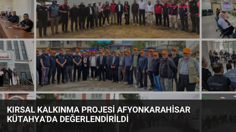 Kırsal Kalkınma Projesi Afyonkarahisar Kütahya’da Değerlendirildi