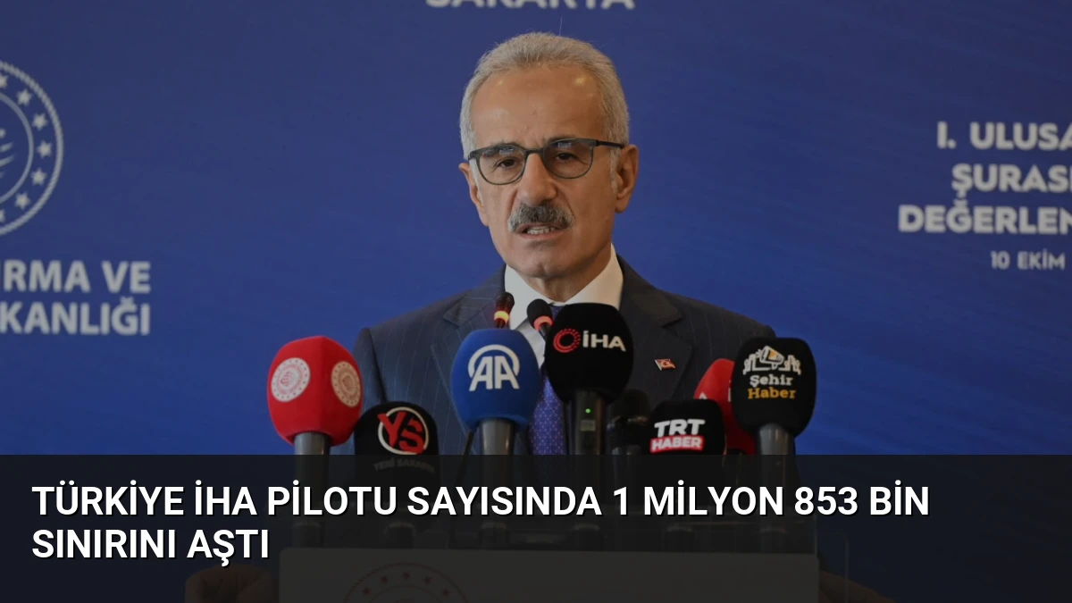 Türkiye İHA Pilotu Sayısında 1 Milyon 853 Bin Sınırını Aştı