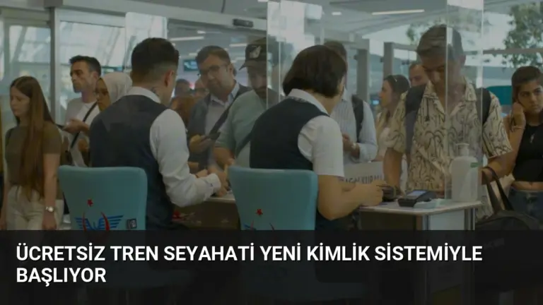 Ücretsiz Tren Seyahati Yeni Kimlik Sistemiyle Başlıyor